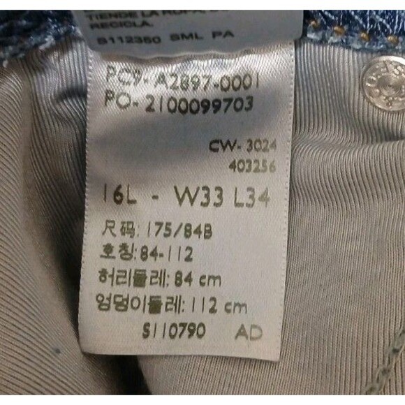 Levi Strauss Signature Shaping Bootcut Jeans 16L 36x32 Pull-On Plus Stretch - Picture 16 of 16